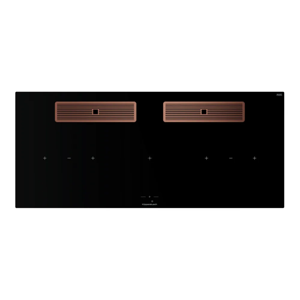 Индукционная варочная поверхность с вытяжкой Kuppersbusch KMI 12850.0 SR-S Copper