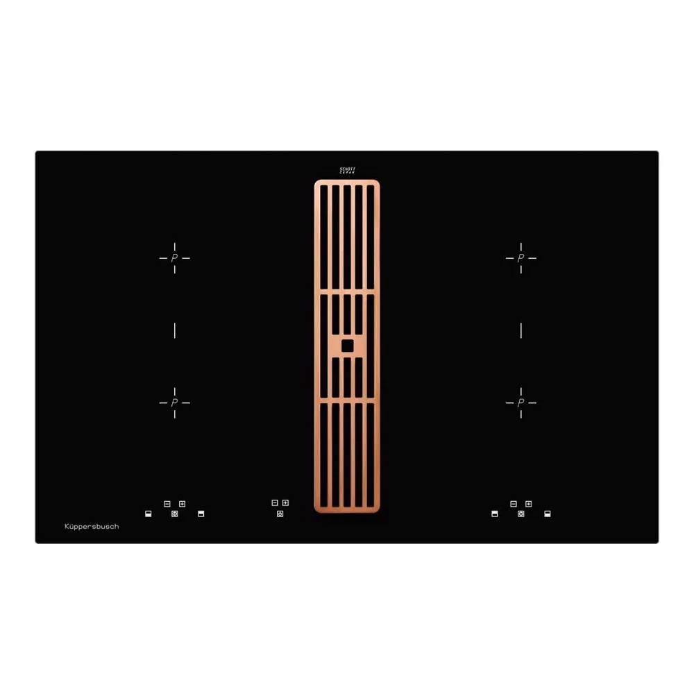 Индукционная варочная панель с вытяжкой Kuppersbusch KMI 8500.0 SR Copper