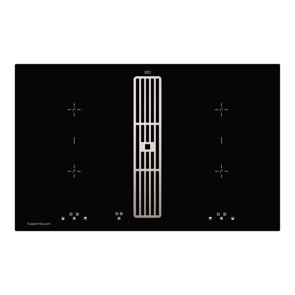 Индукционная варочная панель с вытяжкой Kuppersbusch KMI 8500.0 SR Stainless steel