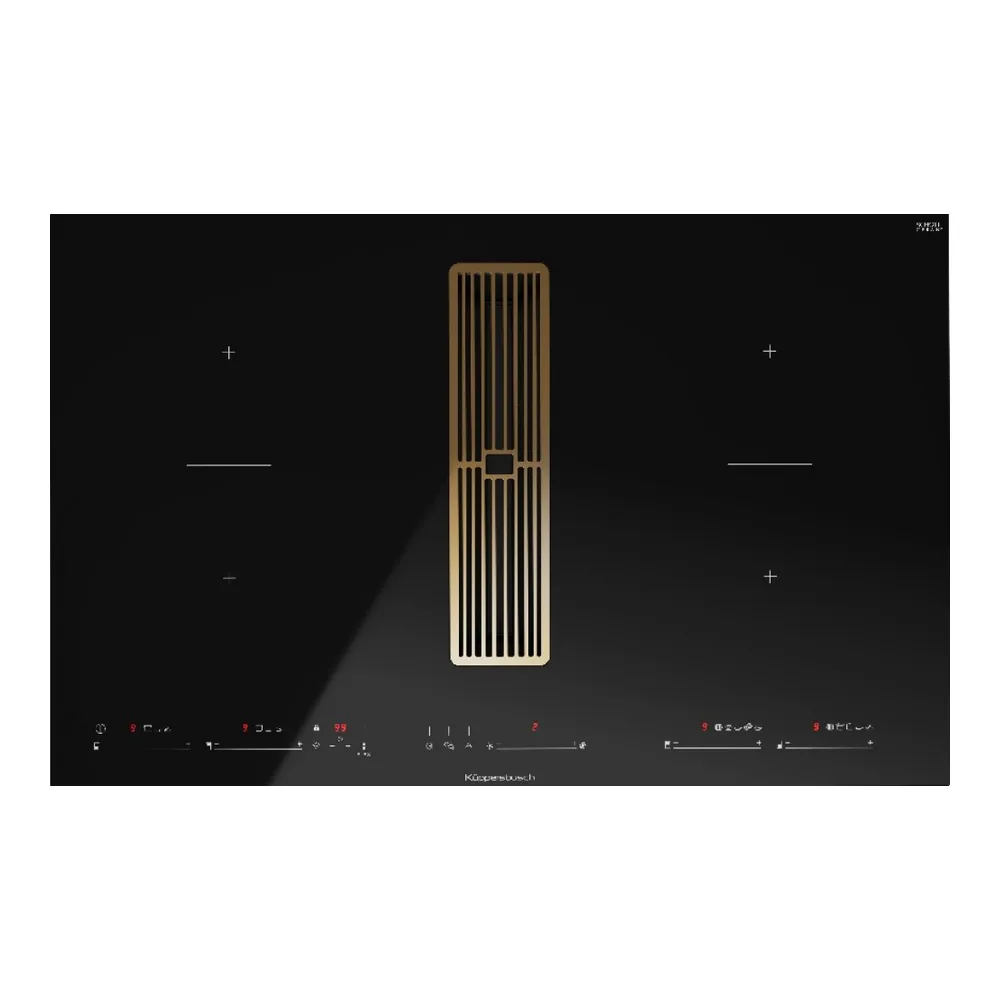 Варочная панель с вытяжкой Kuppersbusch KMI 8590.0 SR Gold