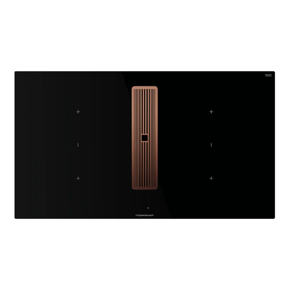 Индукционная варочная панель с вытяжкой Kuppersbusch KMI 9350.0 SR Copper