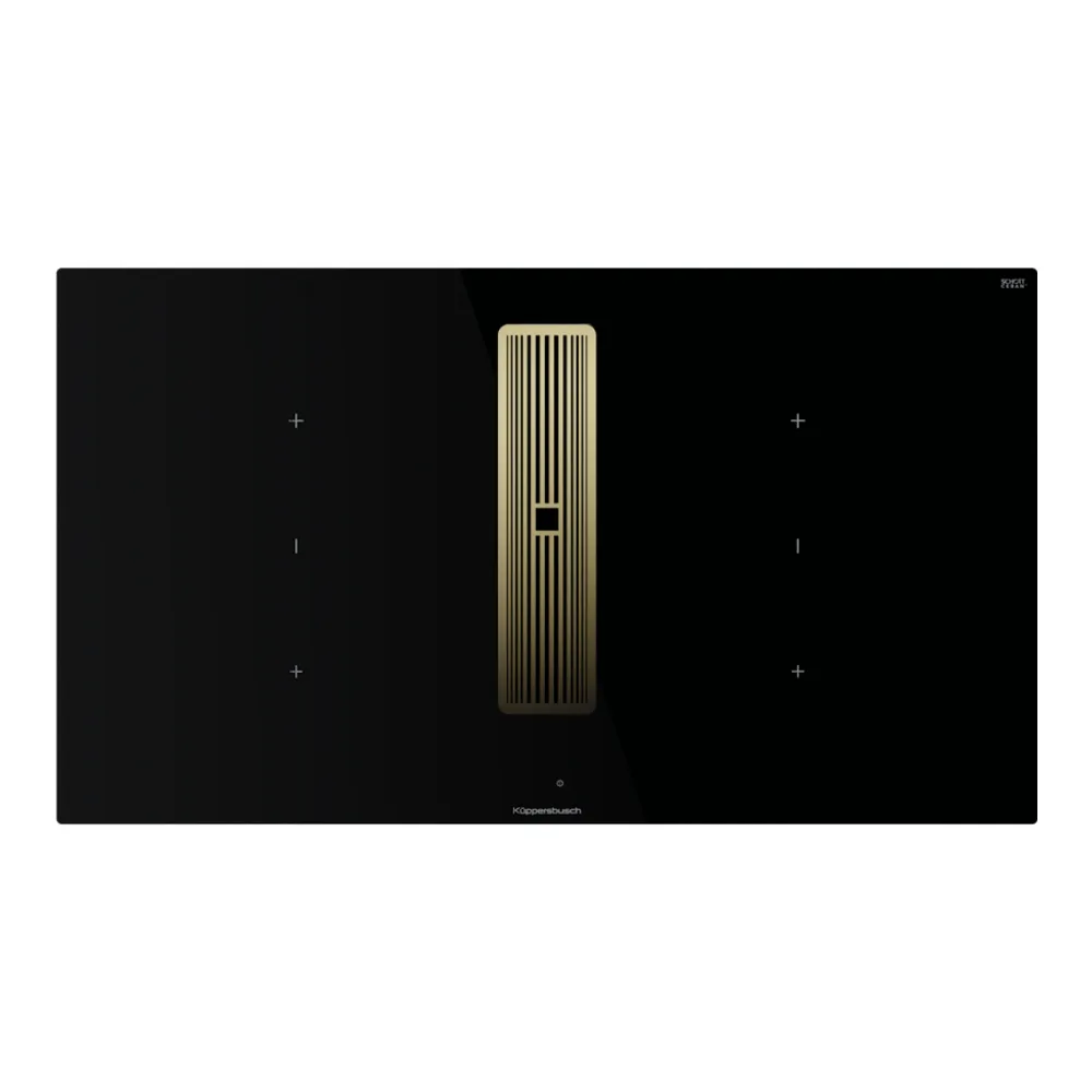 Индукционная варочная панель с вытяжкой Kuppersbusch KMI 9350.0 SR Gold