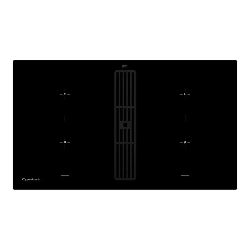 Варочная панель с вытяжкой Kuppersbusch KMI 9850.0 SR Black Velvet