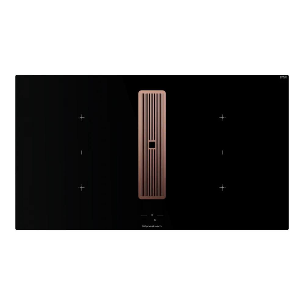 Индукционная варочная поверхность с вытяжкой Kuppersbusch KMI 9850.1 SR-E Copper