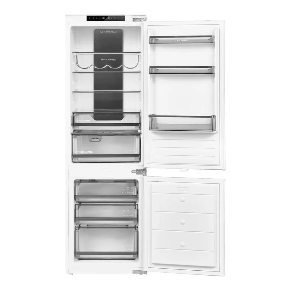 Встраиваемый холодильник Maunfeld MBF17754NFWHGR LUX Inverter