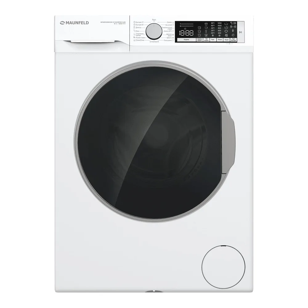 Стиральная машина Maunfeld MFWM128WH300 ST INVERTER SLIM