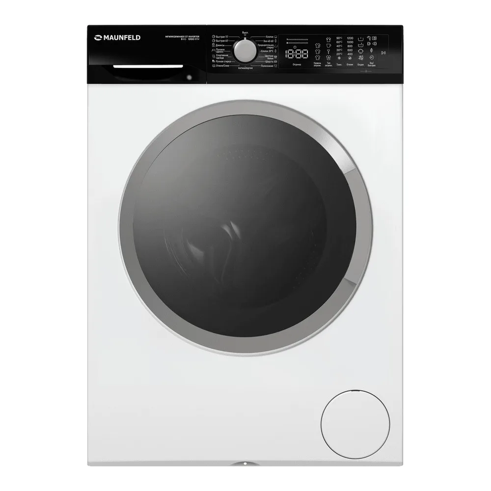 Стиральная машина Maunfeld MFWM128WH400 ST INVERTER