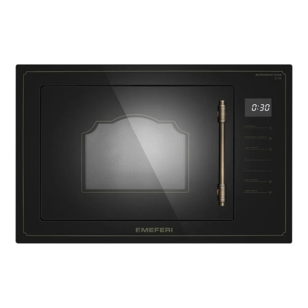 Микроволновая печь встраиваемая MEFERI MMO6025BK RETRO