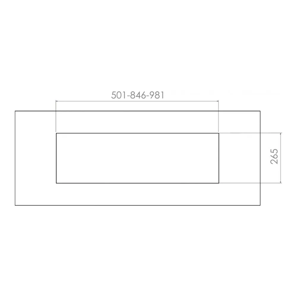 Схема встраивания Вытяжка Pando PRO/52 INOX V. 830