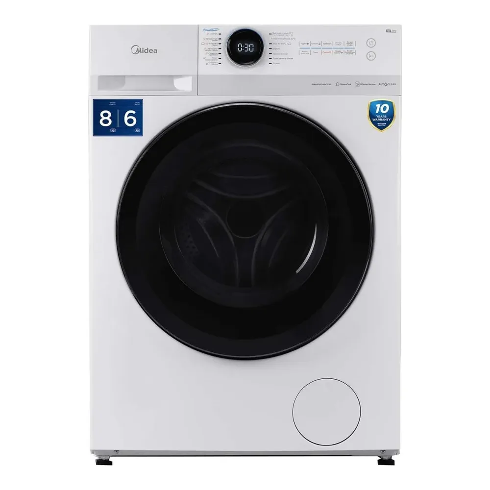 Стиральная машина MIDEA MF200D80WBS/W-RU
