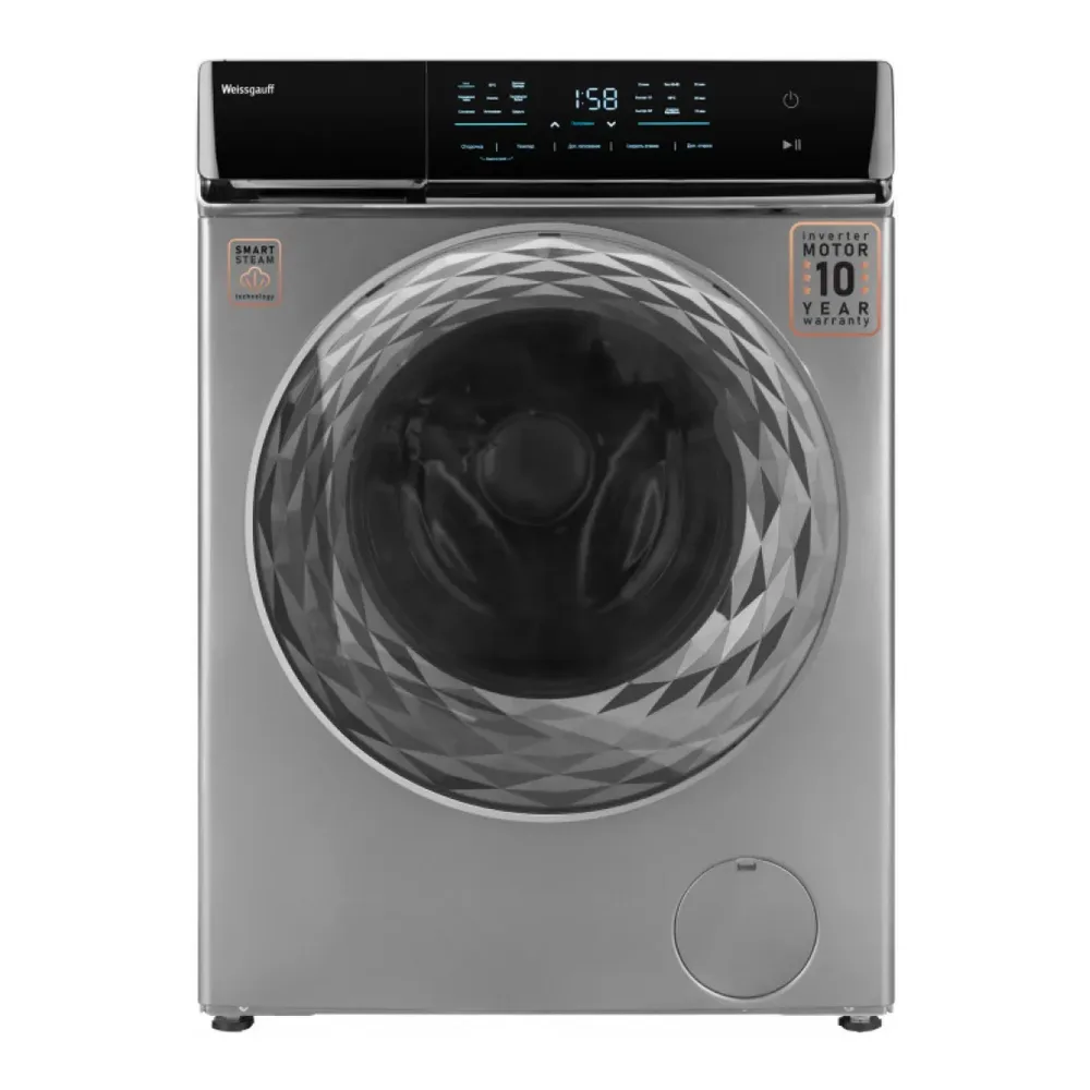 Стиральная машина WEISSGAUFF WM 879 DIAMOND INVERTER STEAM