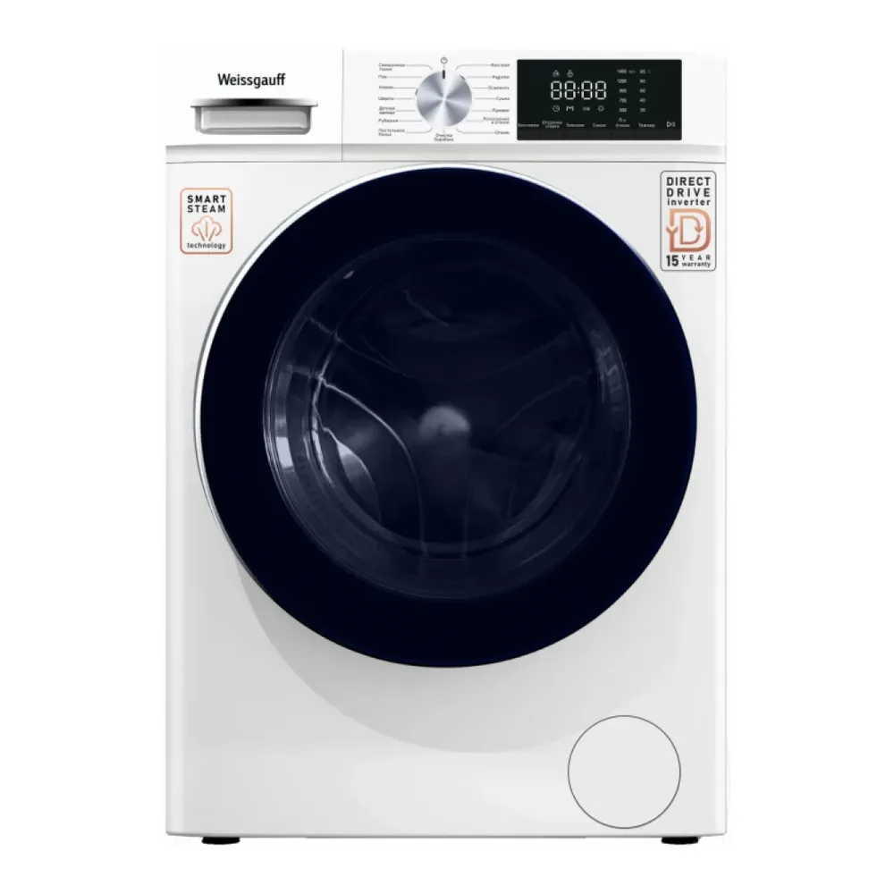 Стиральная машина WEISSGAUFF WMD 58411 DIRECT DRIVE STEAM