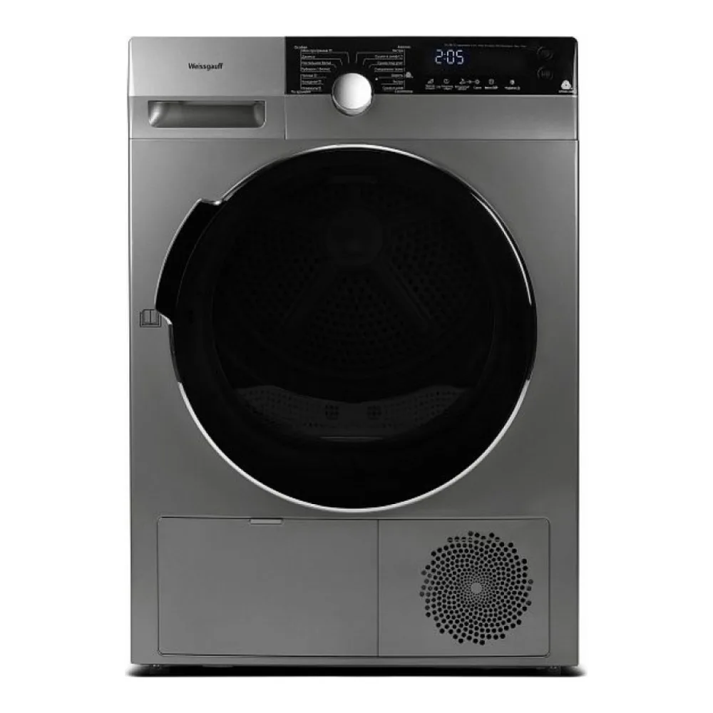 Сушильная машина WEISSGAUFF WD 599 DC INVERTER HEAT PUMP SILVER