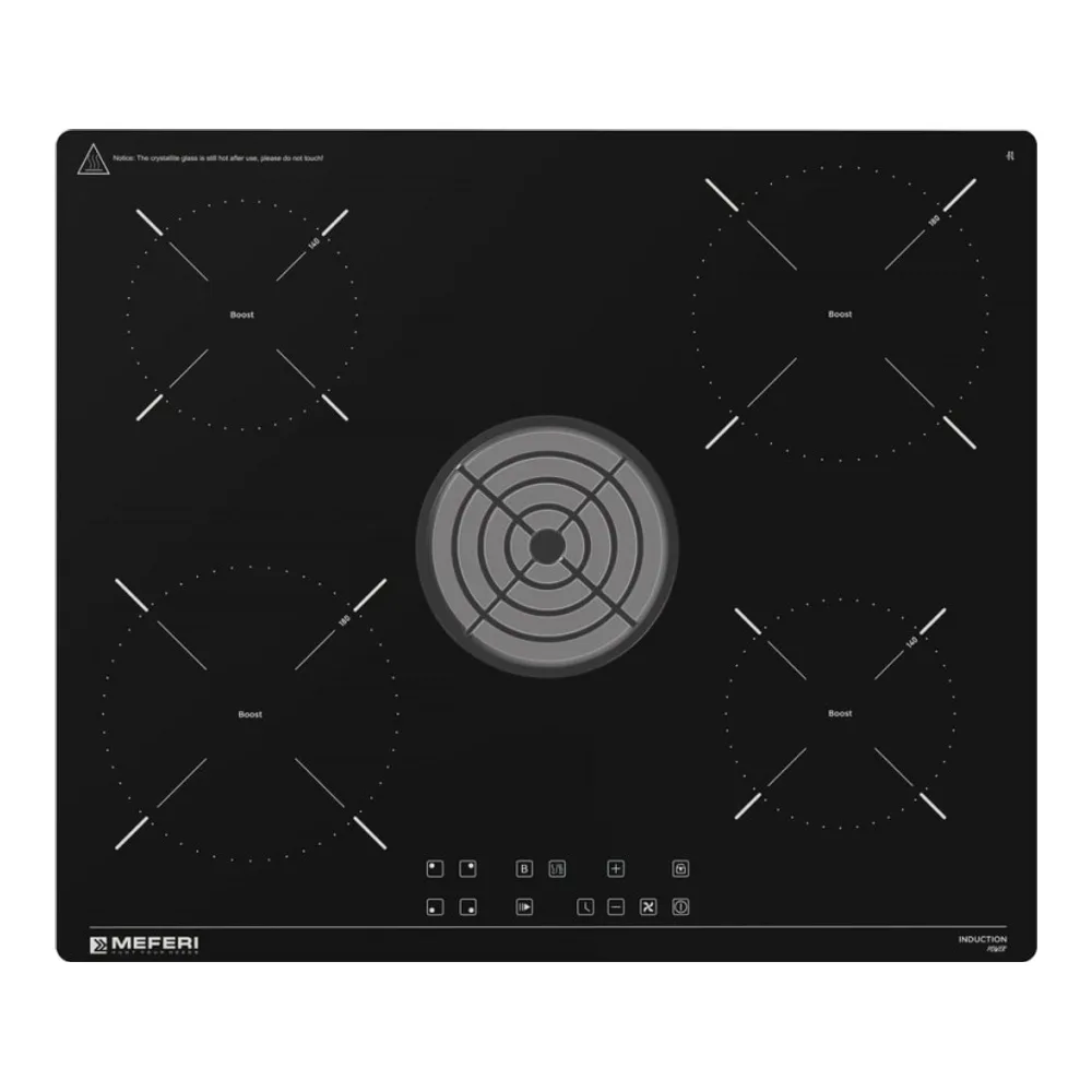 Индукционная варочная панель с вытяжкой MEFERI XSMART60BK POWER