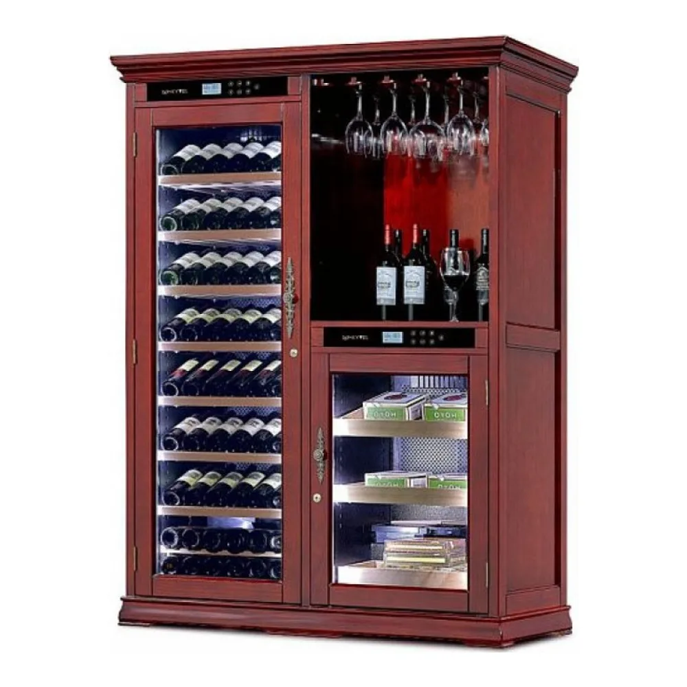 Винный шкаф MEYVEL MV108-WM2-BAR-HUM-C